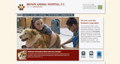 Desktop Screenshot of brownanimalhospital.com
